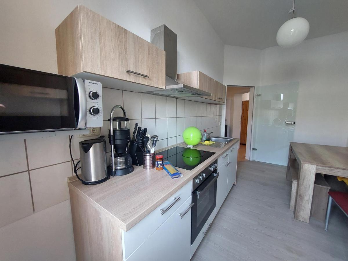 Schoene Zwei-Zimmer-Wohnung "W2" Mit 4 Einzelbetten Und Wlan In Zwenkau Bei Leipzig Im Neuseenland Dış mekan fotoğraf