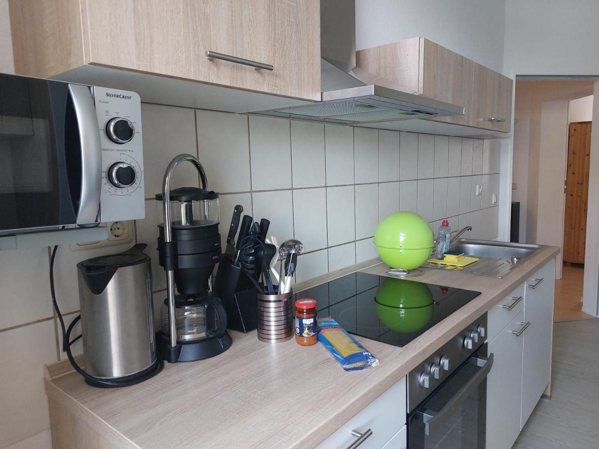 Schoene Zwei-Zimmer-Wohnung "W2" Mit 4 Einzelbetten Und Wlan In Zwenkau Bei Leipzig Im Neuseenland Dış mekan fotoğraf