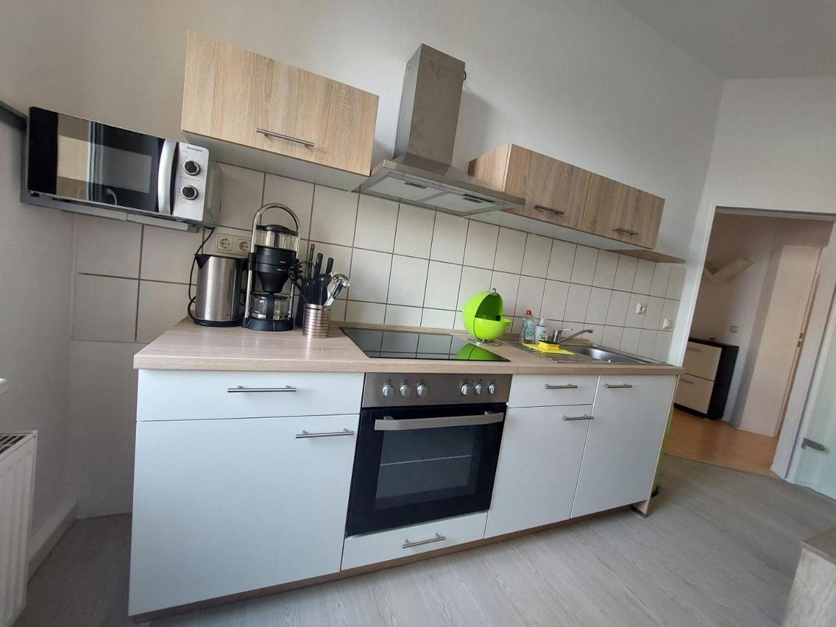 Schoene Zwei-Zimmer-Wohnung "W2" Mit 4 Einzelbetten Und Wlan In Zwenkau Bei Leipzig Im Neuseenland Dış mekan fotoğraf